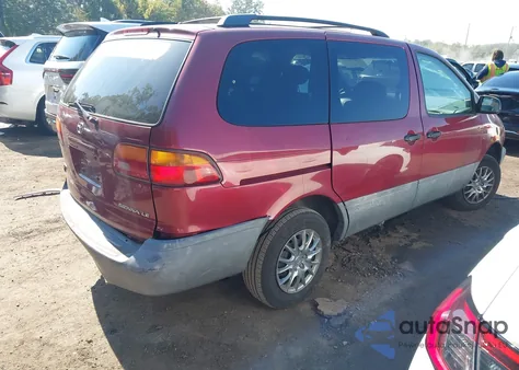 1998 Toyota Sienna Le из США, поврежденный, VIN 4T3ZF13C0WU026944